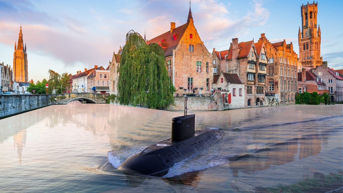 Vanaf September Kan Je Met Duikbootjes In De Brugse Reien Varen